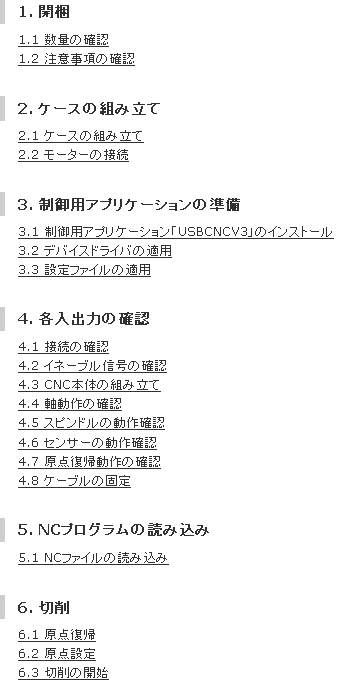 組み立て・動作確認マニュアル